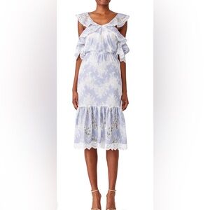 Marissa Webb Blue Kendra Dress Size Small